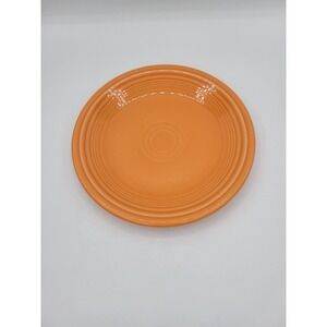 Fiesta Ware Fiestaware Homer Laughlin  Orange 7" Side Plate Salad Plate Retro‎